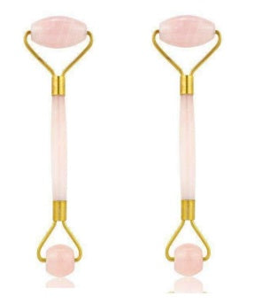 Rodillo facial de jade natural LuxuryGlow: herramienta de masaje rejuvenecedor y de belleza