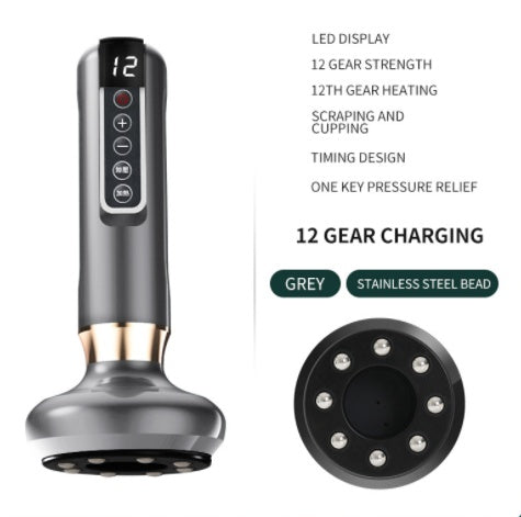 LuxuryGlow Electric Vacuum Cupping Massager – Anti-Cellulite Gua Sha Slimming Device