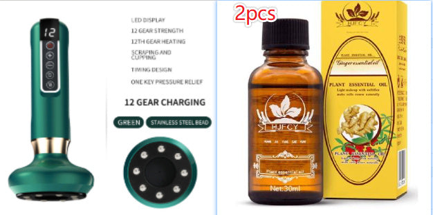 LuxuryGlow Electric Vacuum Cupping Massager – Anti-Cellulite Gua Sha Slimming Device