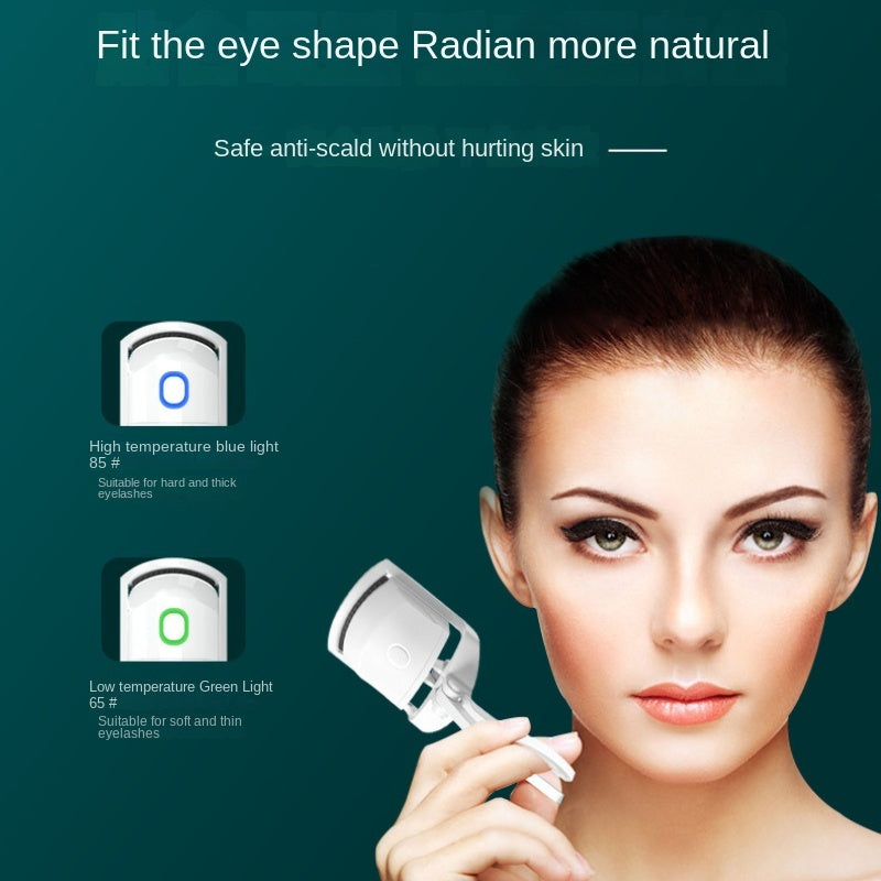 LuxuryGlow Rechargeable Heated Eyelash Curler – Long-Lasting Lift & Curl in Seconds