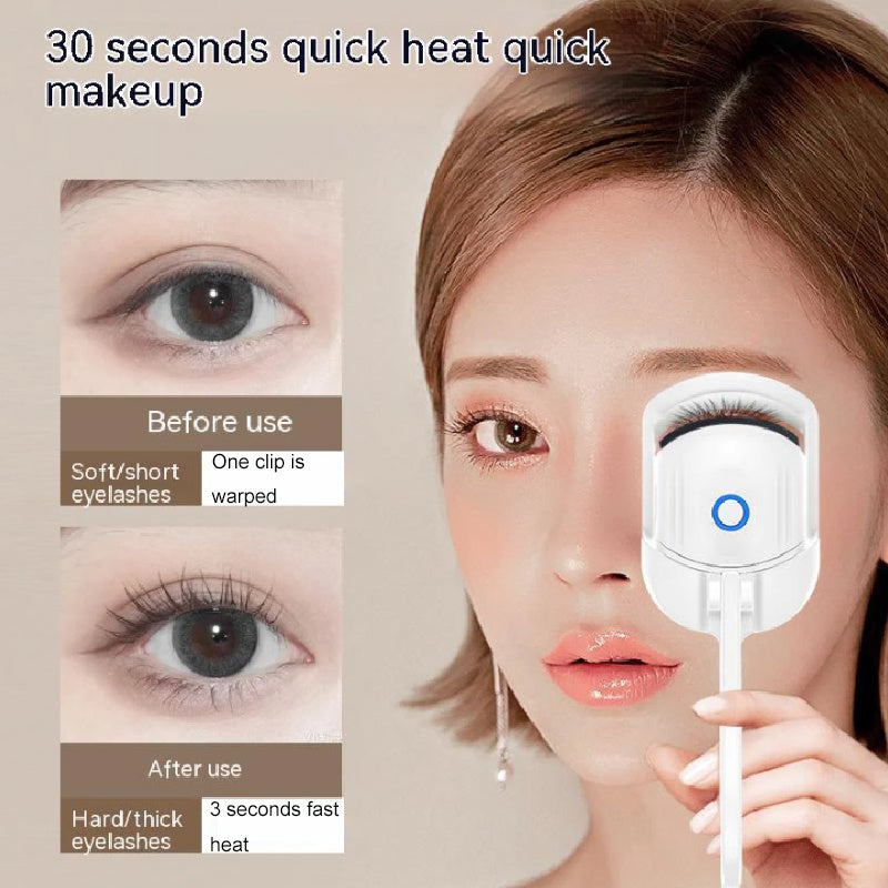 LuxuryGlow Rechargeable Heated Eyelash Curler – Long-Lasting Lift & Curl in Seconds