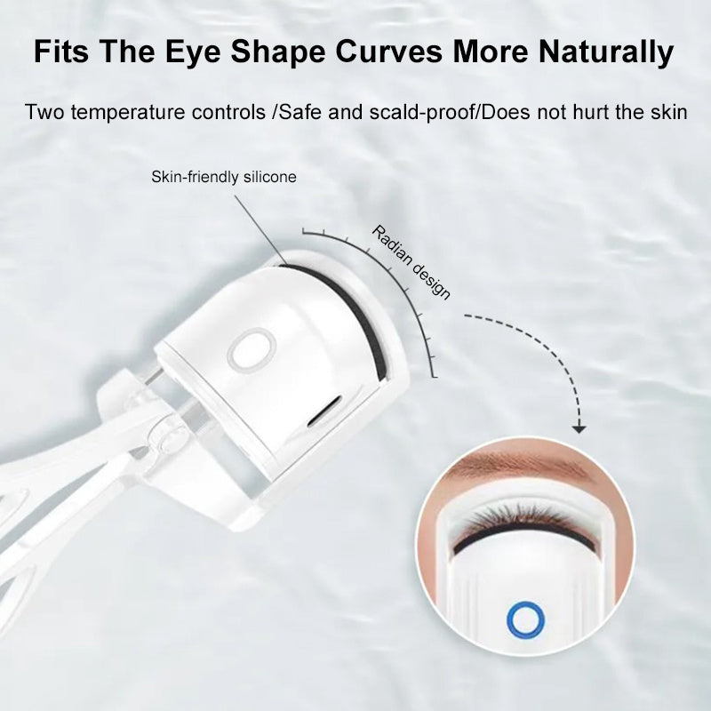 LuxuryGlow Rechargeable Heated Eyelash Curler – Long-Lasting Lift & Curl in Seconds