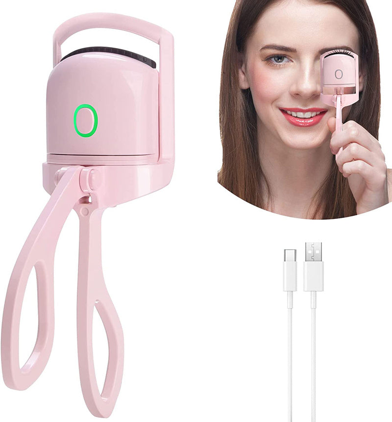 LuxuryGlow Rechargeable Heated Eyelash Curler – Long-Lasting Lift & Curl in Seconds