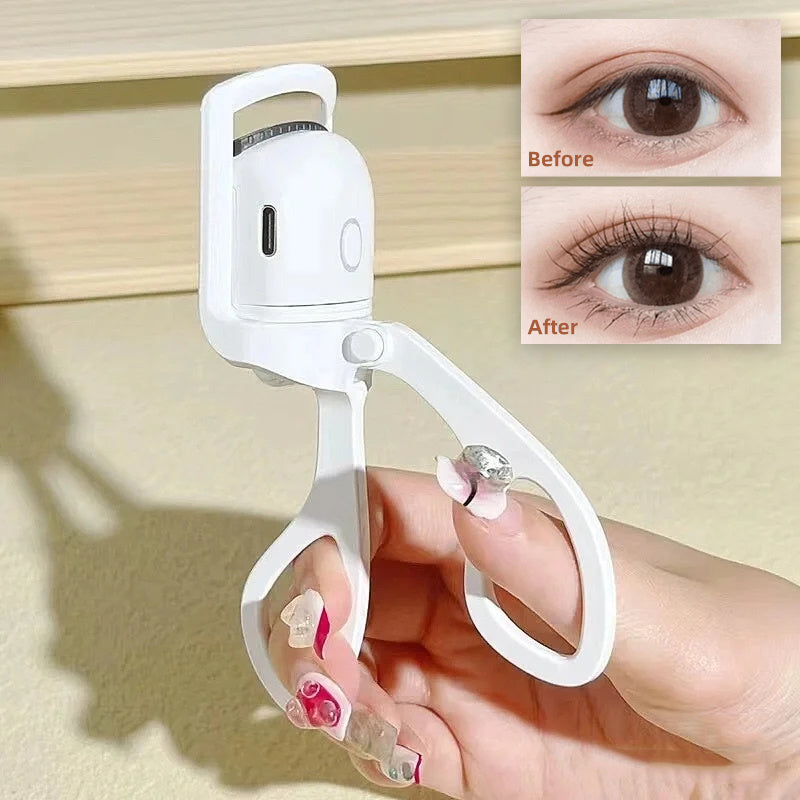 LuxuryGlow Rechargeable Heated Eyelash Curler – Long-Lasting Lift & Curl in Seconds