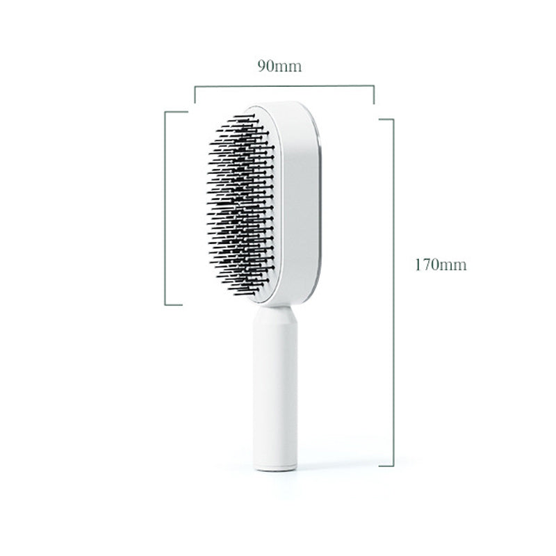 LuxuryGlow 3D Self-Cleaning Hair Growth Comb – Scalp Massage Brush for Women