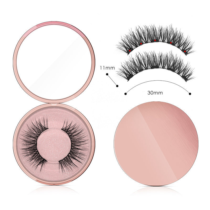 LuxuryGlow MAGNI™ Magnetic Eyeliner & Eyelashes Set – 5 Pairs, Tweezers & Mirror Case