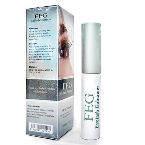 Suero potenciador de pestañas y cejas FEG: fórmula natural para el crecimiento y el engrosamiento