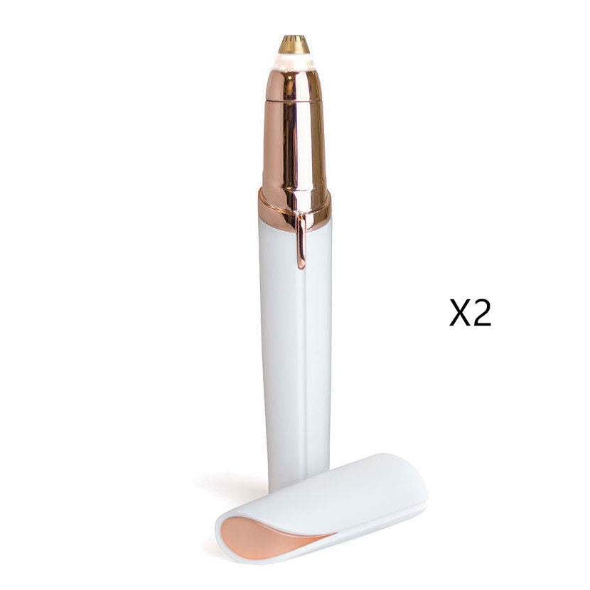 LuxuryGlow Flawless Electric Eyebrow Trimmer – Painless, Portable & LED Precision
