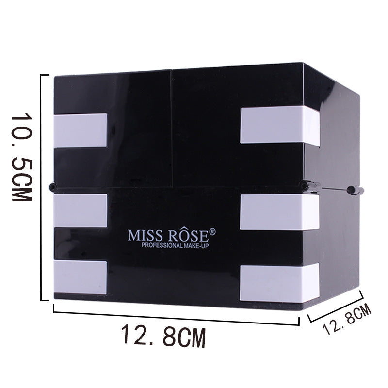Kit de maquillaje todo en uno MISS ROSE de 144 colores: paleta de sombras de ojos, rubor y cejas