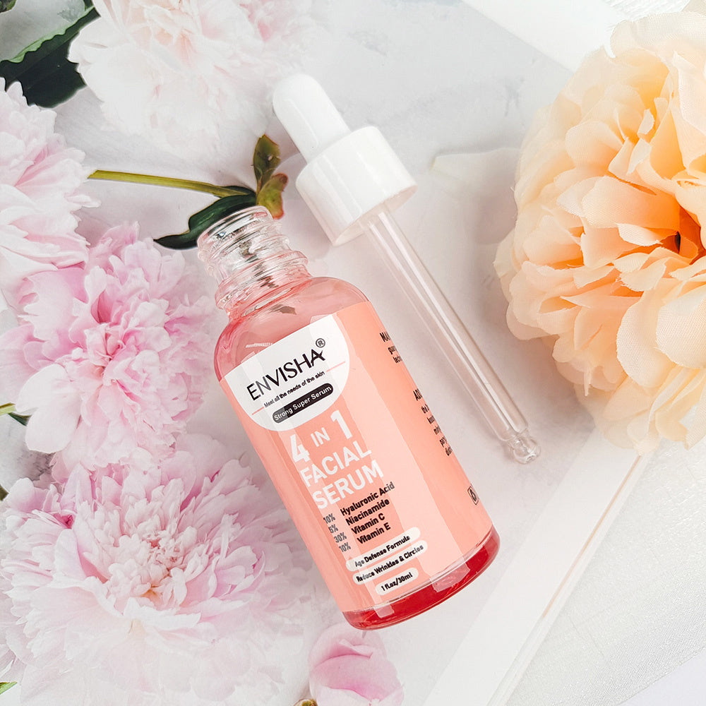 Suero Facial Blanqueador Antiedad ENVISHA – Esencia Hidratante y Reparadora de Arrugas (30 ml)