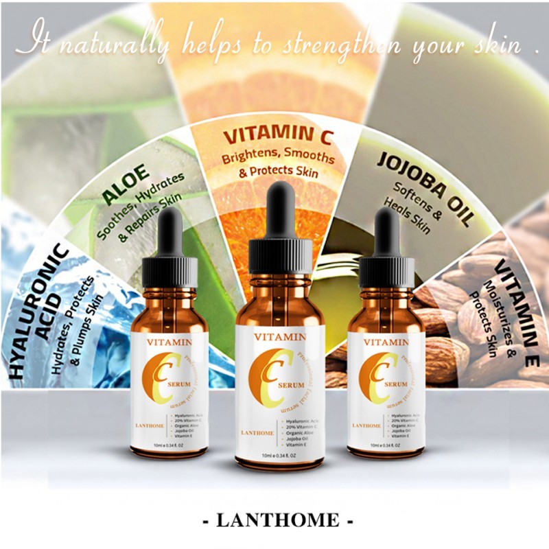 LuxuryGlow Vitamin C + Hyaluronic Acid Face Serum – Brightening & Anti-Aging