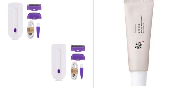 Dispositivo de depilación láser recargable LuxuryGlow: depiladora indolora para mujeres