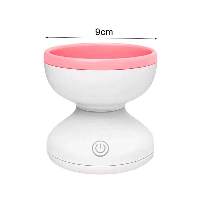 Limpiador de brochas de maquillaje eléctrico LuxuryGlow: herramienta de lavado automático portátil con USB