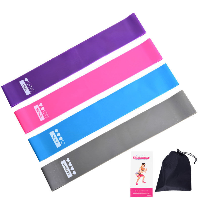 Resistance Bands Sealing Elastic Booty Sport Bodybuilding Rubber Band For Fitness Gym Leagues Equipment Sports Mini Yoga - LUXURY GLOW
