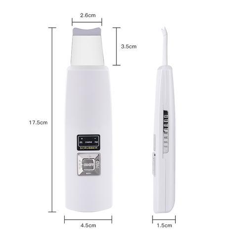 Limpiador ultrasónico de piel LuxuryGlow: limpiador facial profundo y eliminador de puntos negros