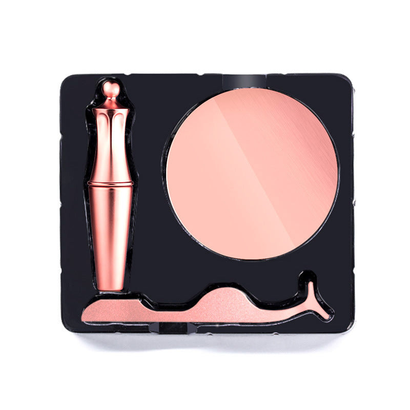 LuxuryGlow MAGNI™ Magnetic Eyeliner & Eyelashes Set – 5 Pairs, Tweezers & Mirror Case