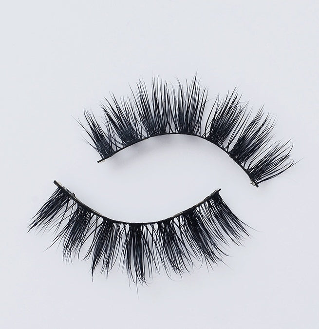 Pestañas postizas 3D de visón LuxuryGlow Faux Aurelia: volumen natural con efecto de cola larga