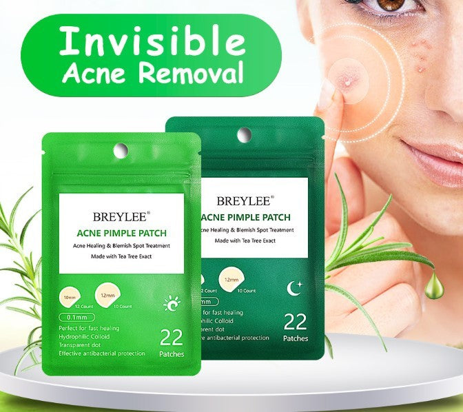 BREYLEE Ultra-Thin Tea Tree Acne Patch – Pimple Healing & Scar Care