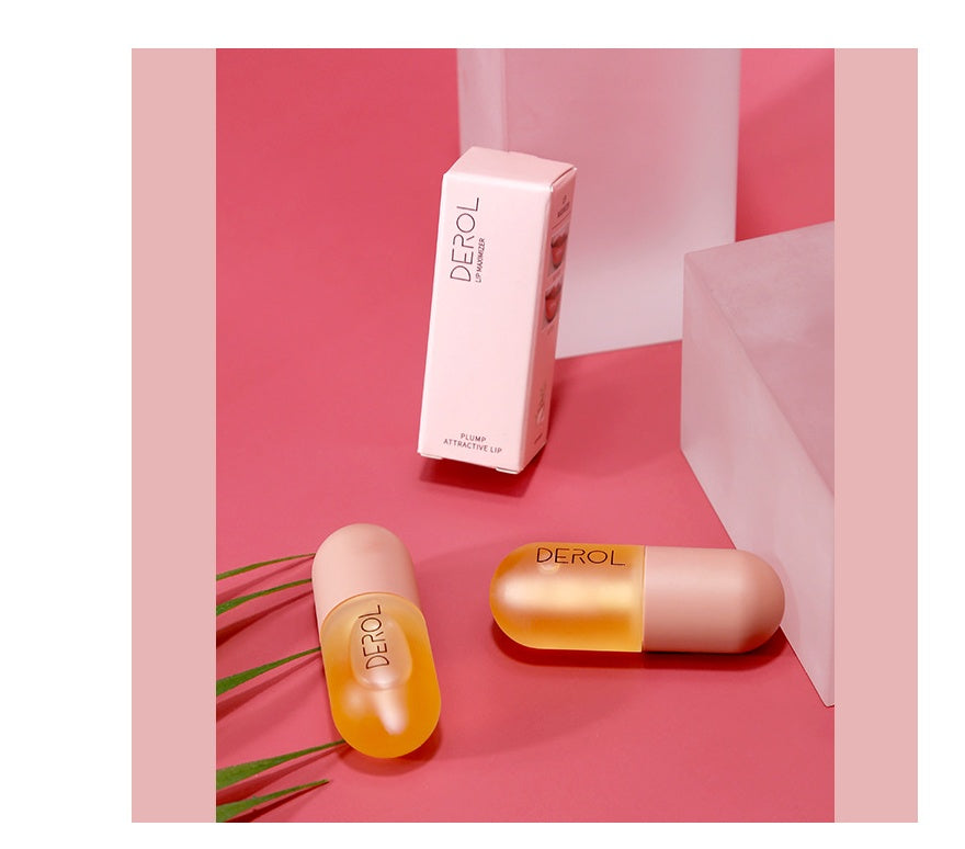 Aceite voluminizador de labios de día y de noche DEROL: volumen instantáneo, nutritivo y reparador