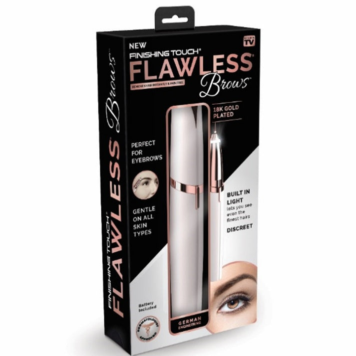 LuxuryGlow Flawless Electric Eyebrow Trimmer – Painless, Portable & LED Precision