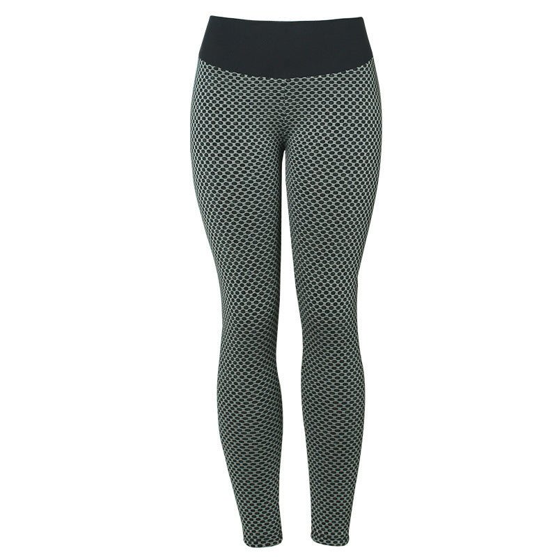 Plaid Leggings Fitness Yoga Pants Women's Seamless High Waist Breathable Gym Leggings - LUXURY GLOW
