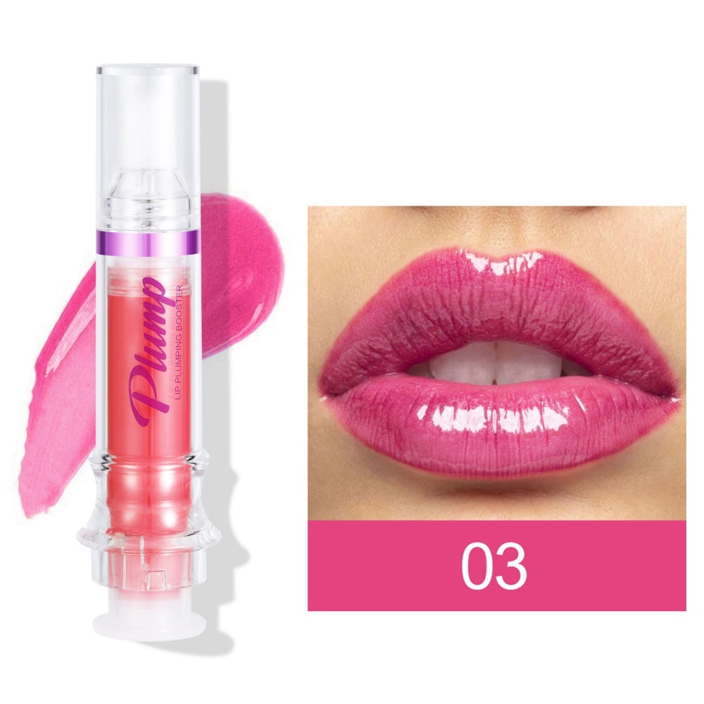 Mirror Shine Lip Gloss - Honey Moisture & Spicy Tint - LUXURY GLOW