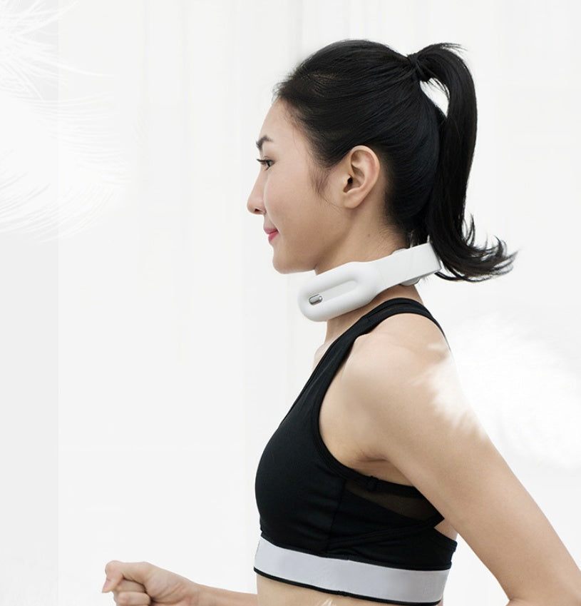 LuxuryGlow Intelligent Neck & Shoulder Massager – Remote Controlled with Heat Therapy