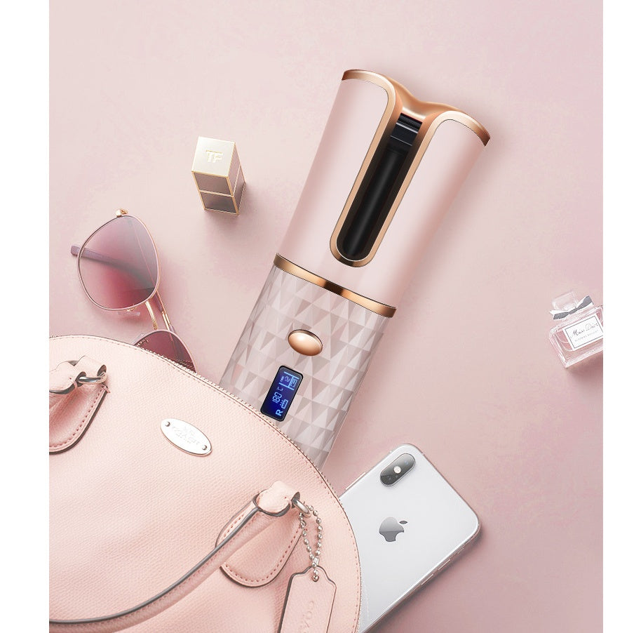 Benice Wireless Automatic Hair Curler – Cordless Rechargeable Rotating Iron