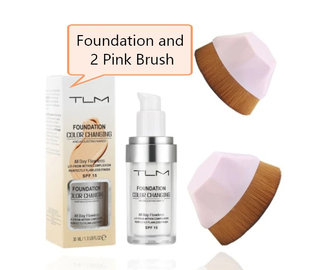 Base de maquillaje TLM con cambio de color activado por la temperatura y FPS 50 – Corrector BB natural