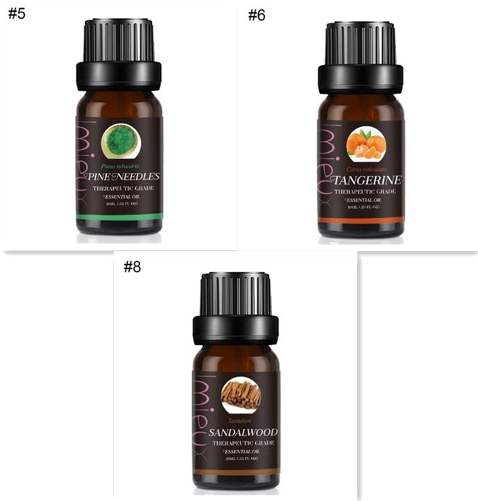 Aceite esencial 100 % puro Imieux: aromaterapia para aliviar el estrés, masajes y cuidado de la piel
