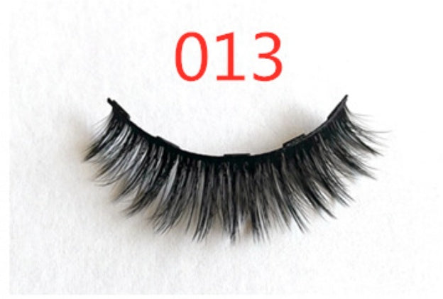 LuxuryGlow Magnetic False Eyelashes – Natural Look with Cotton Stem (1 Pair)