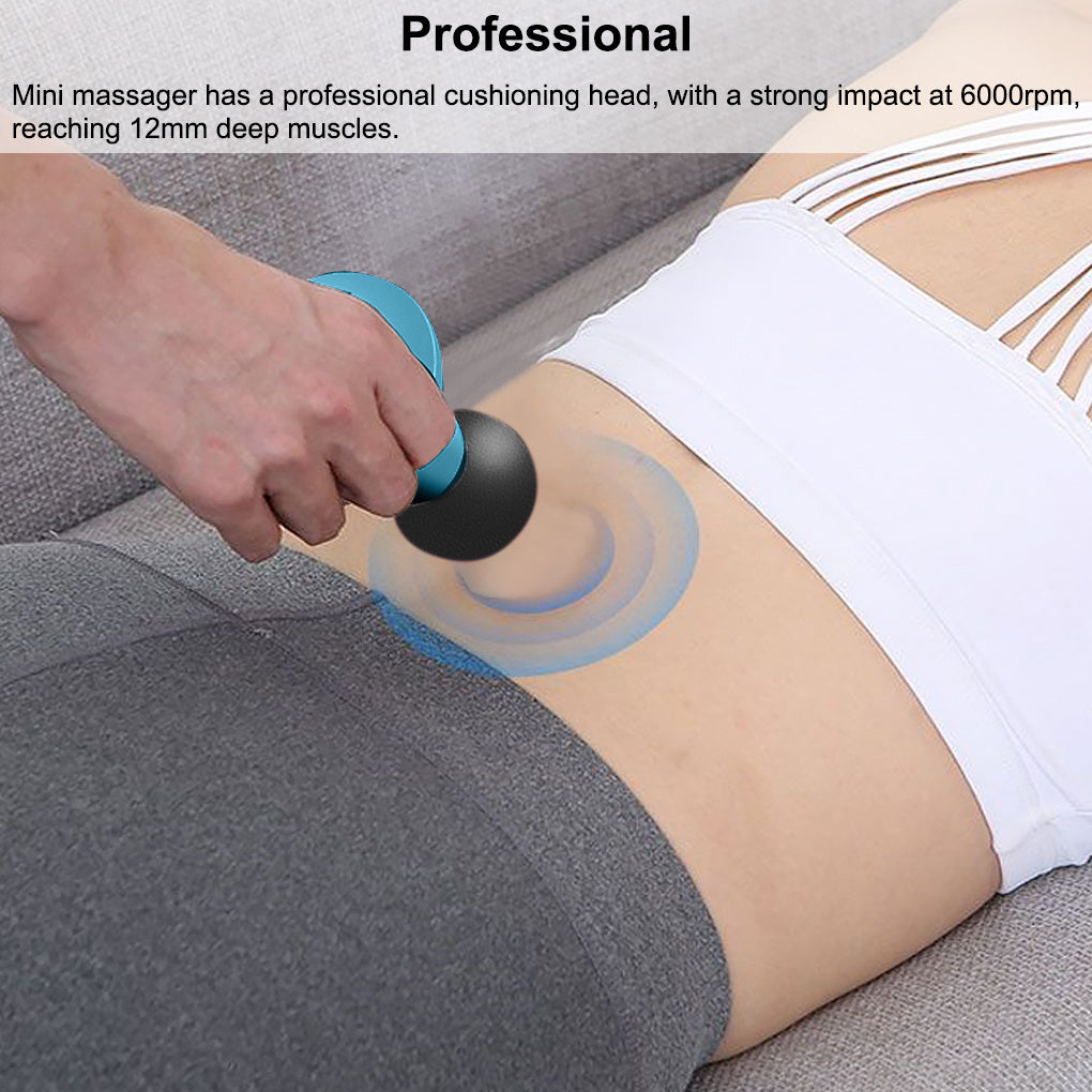 LuxuryGlow Mini Electric Fascia Massage Gun – Deep Tissue Pocket Massager