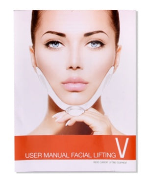 Masajeador facial adelgazante LuxuryGlow en forma de V: dispositivo EMS de lifting y tonificación para mujeres
