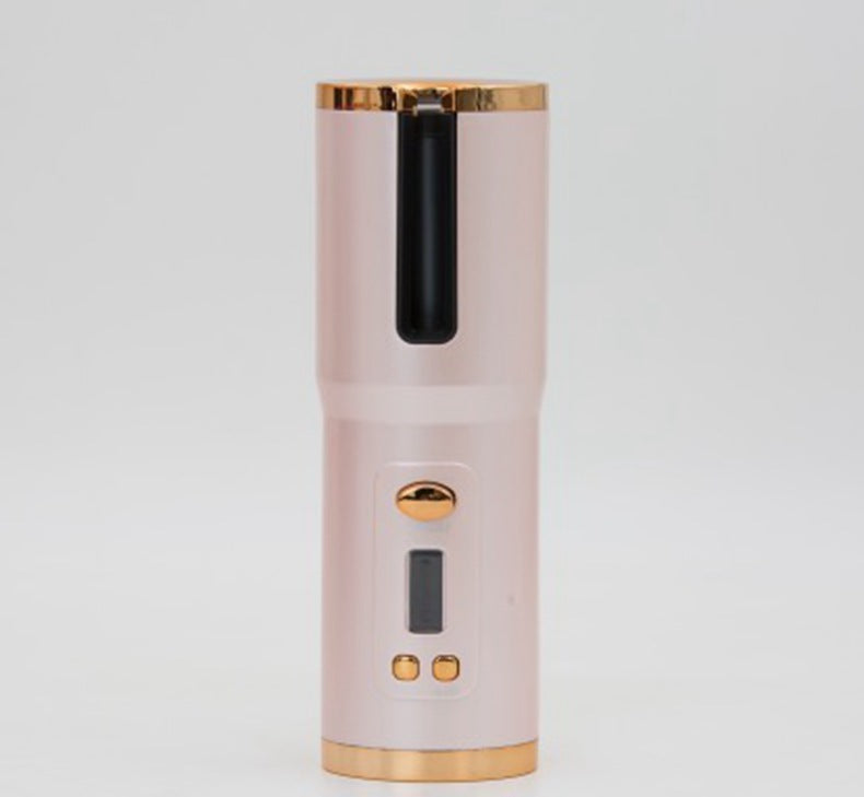 مكواة تجعيد الشعر الذكية القابلة لإعادة الشحن عبر USB من LuxuryGlow - 6 درجات حرارة