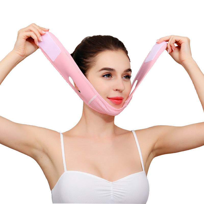 LuxuryGlow V-Line Face Slimming Mask – Cheek, Chin & Neck Lift-Up Strap Bandage