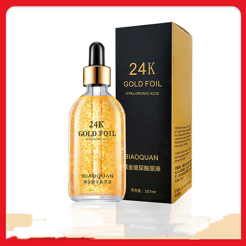Esencia facial reafirmante y reafirmante con ginseng: suero con infusión de ginseng, oro y cordyceps