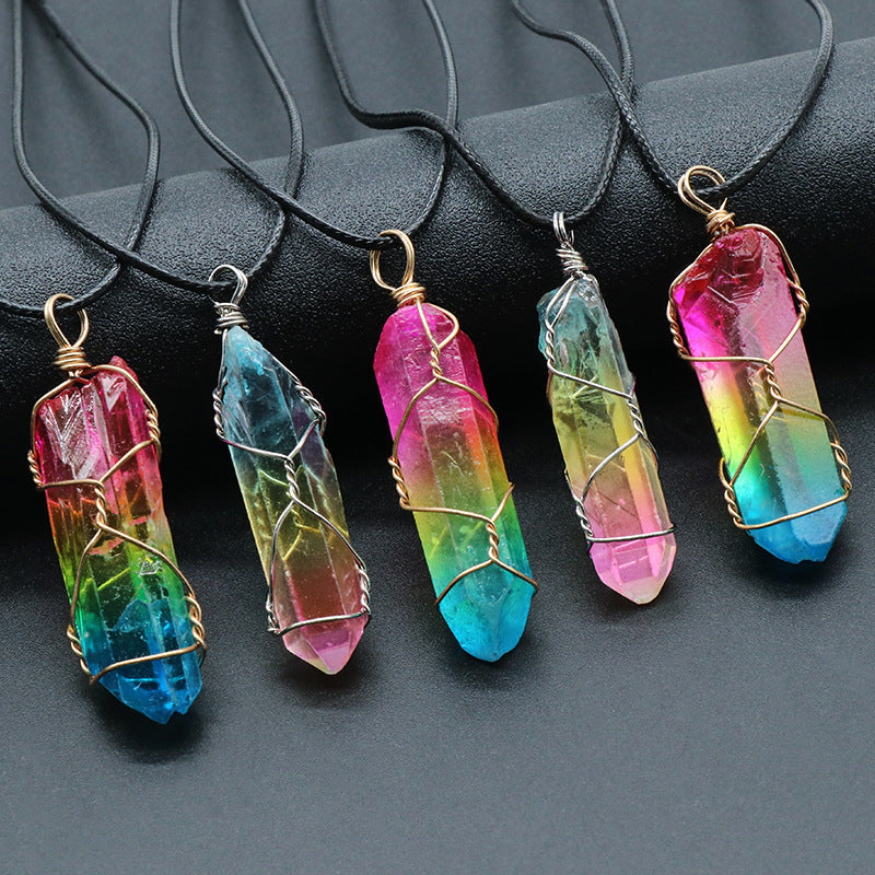 Hot Selling Stone Crystal Tree of Life Necklace – Stylish & Meaningful Jewelry - LUXURY GLOW