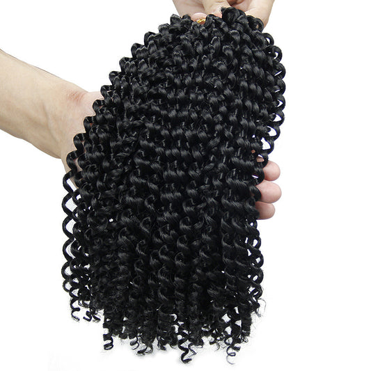 Extensiones de cabello africano de crochet LuxuryGlow: trenzas sintéticas ignífugas de 25 cm