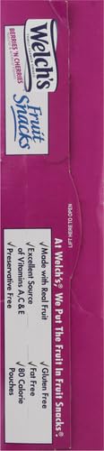 Welchs Fruit Snacks Berries n Cherries, 255g