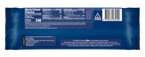 Arnotts TimTam Double Coat Chocolate Biscuits – Imported Australian Snack 200g (9 Pieces)