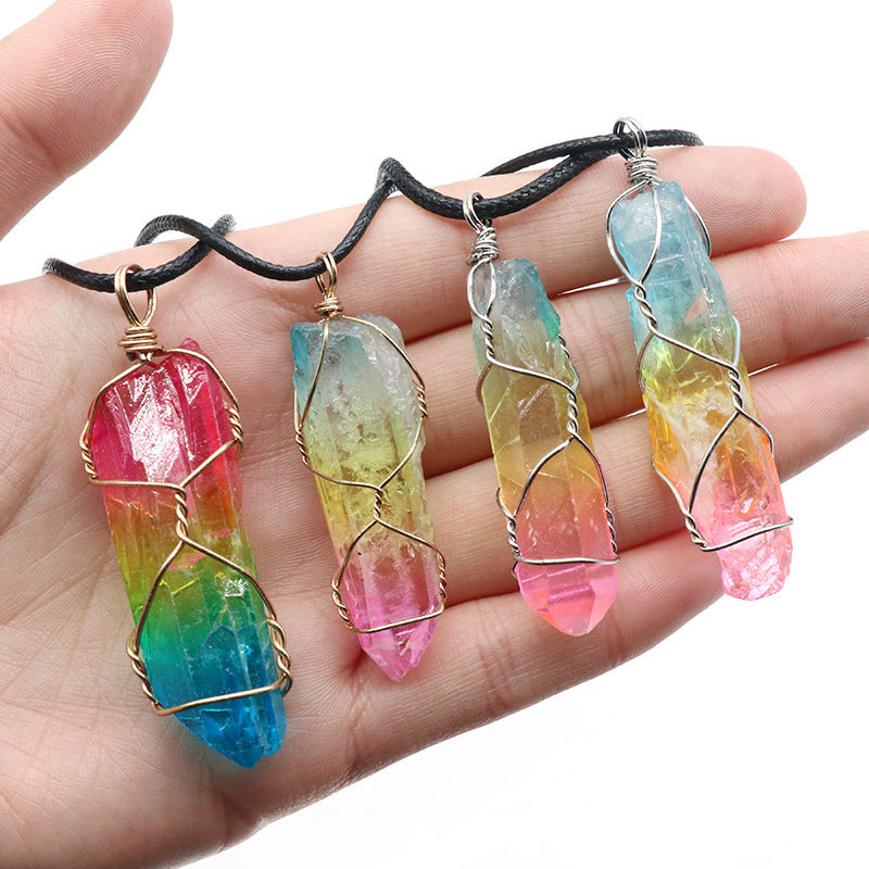 Hot Selling Stone Crystal Tree of Life Necklace – Stylish & Meaningful Jewelry - LUXURY GLOW