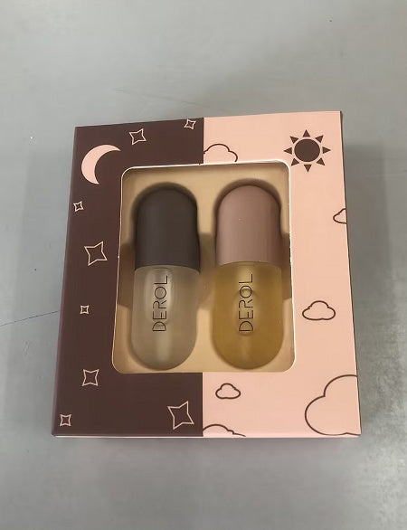 Aceite voluminizador de labios de día y de noche DEROL: volumen instantáneo, nutritivo y reparador