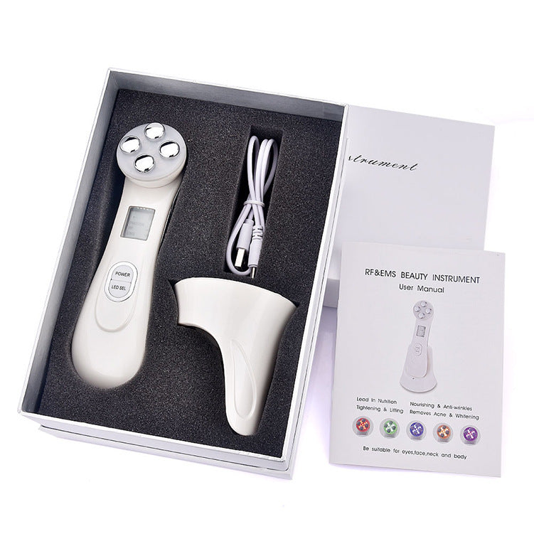 LuxuryGlow EMS RF Facial Rejuvenation Device – Skin Tightening & Anti-Aging Tool