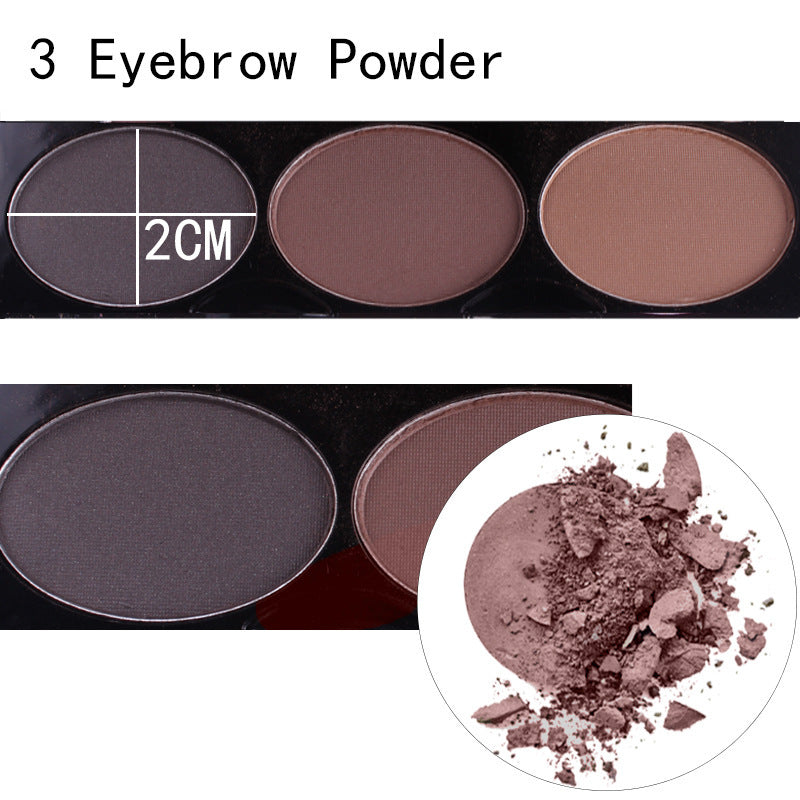 Kit de maquillaje todo en uno MISS ROSE de 144 colores: paleta de sombras de ojos, rubor y cejas