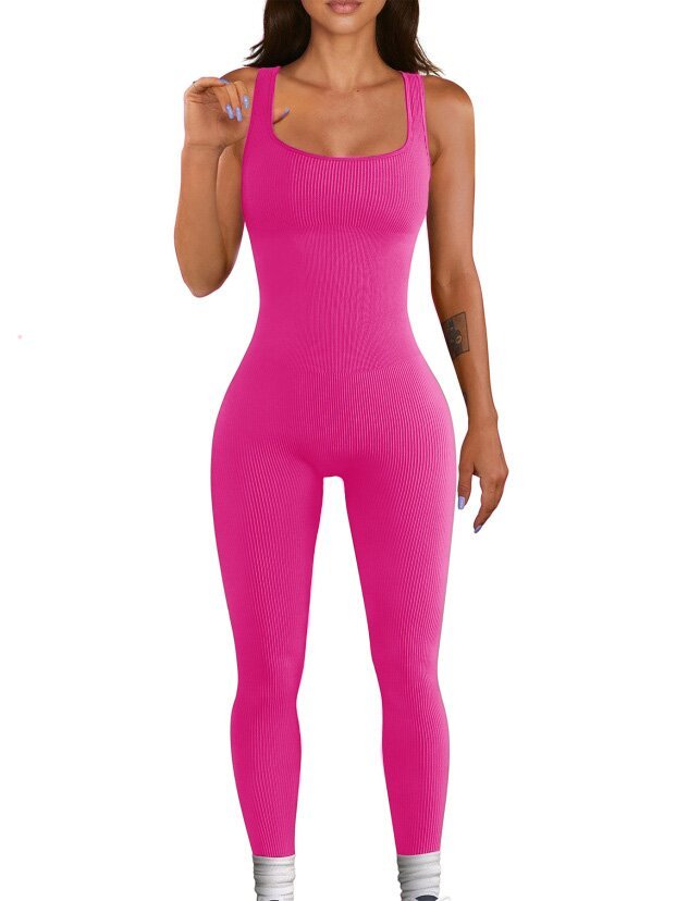 Camiseta sin mangas con tirantes y mallas de LuxuryGlow para mujer: mezcla de elastano, manga larga y botones.