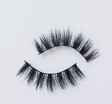 Pestañas postizas 3D de visón LuxuryGlow Faux Aurelia: volumen natural con efecto de cola larga