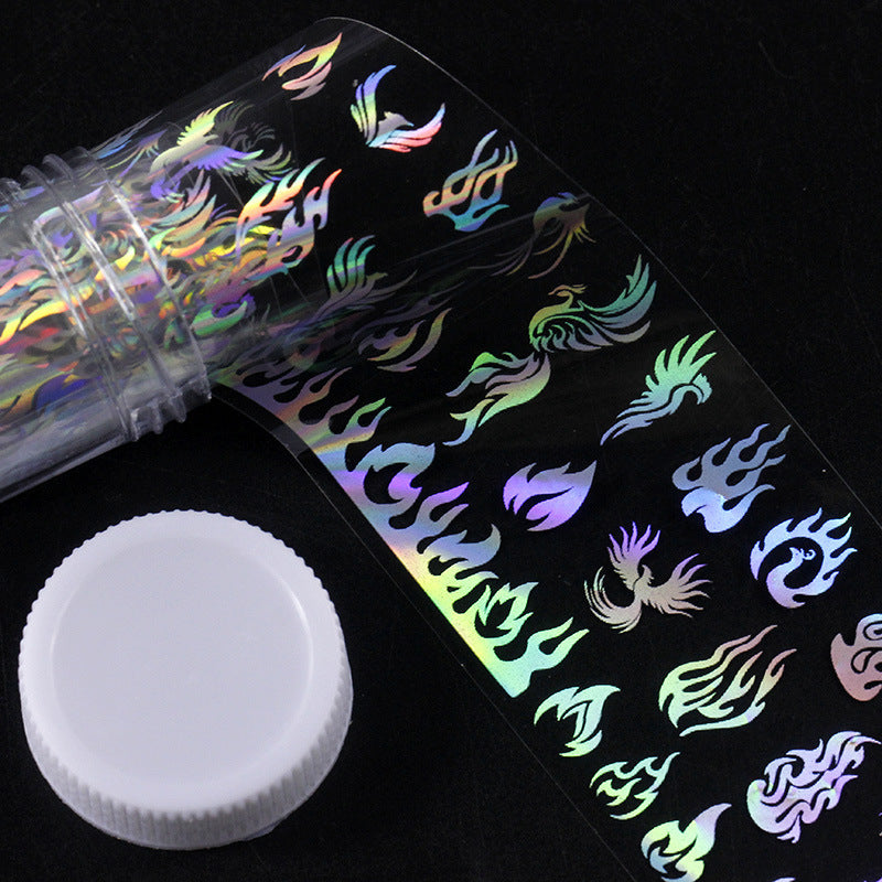 LuxuryGlow Starry Sky Nail Foil Tape – DIY Nail Art Sticker Roll (1 Meter)