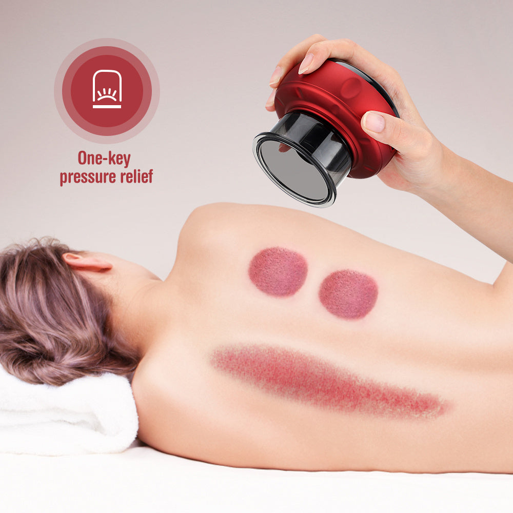 Electric Vacuum Cupping Massage Body Cups Anti-Cellulite Therapy Massager For Body Electric Guasha Scraping Fat Burning Slimming - LUXURY GLOW