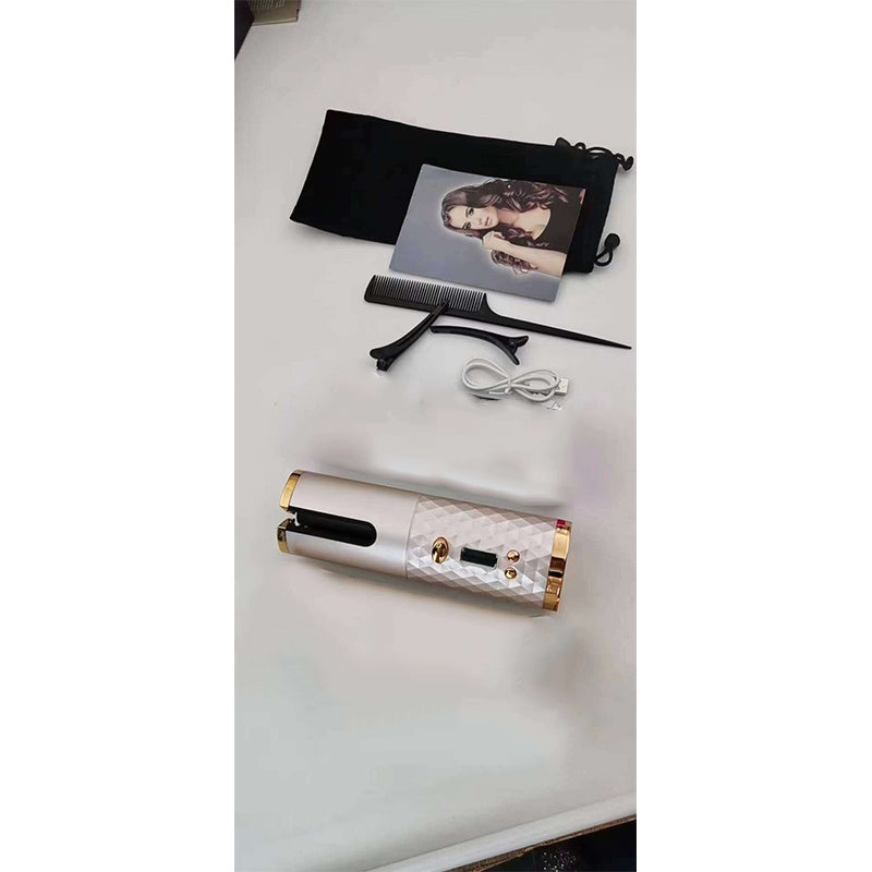 Benice Wireless Automatic Hair Curler – Cordless Rechargeable Rotating Iron