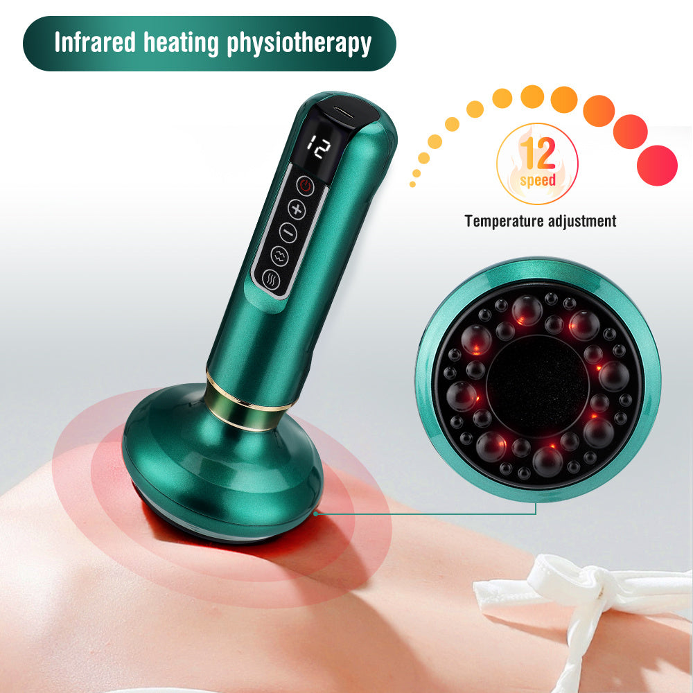 LuxuryGlow Electric Vacuum Cupping Massager – Anti-Cellulite Gua Sha Slimming Device